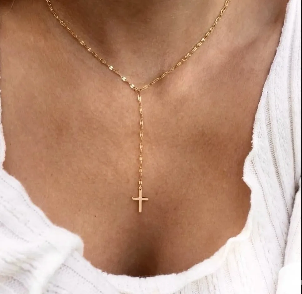 Authentic Radiant Faith: The Gilded Cross Lariat