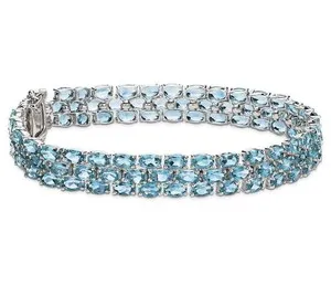 Authentic The Celestial Azure Radiance Tennis Bracelet
