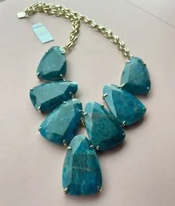 Authentic The Harlow Amulet: A Radiant Vessel of Aqua Apatite and Gilded Light