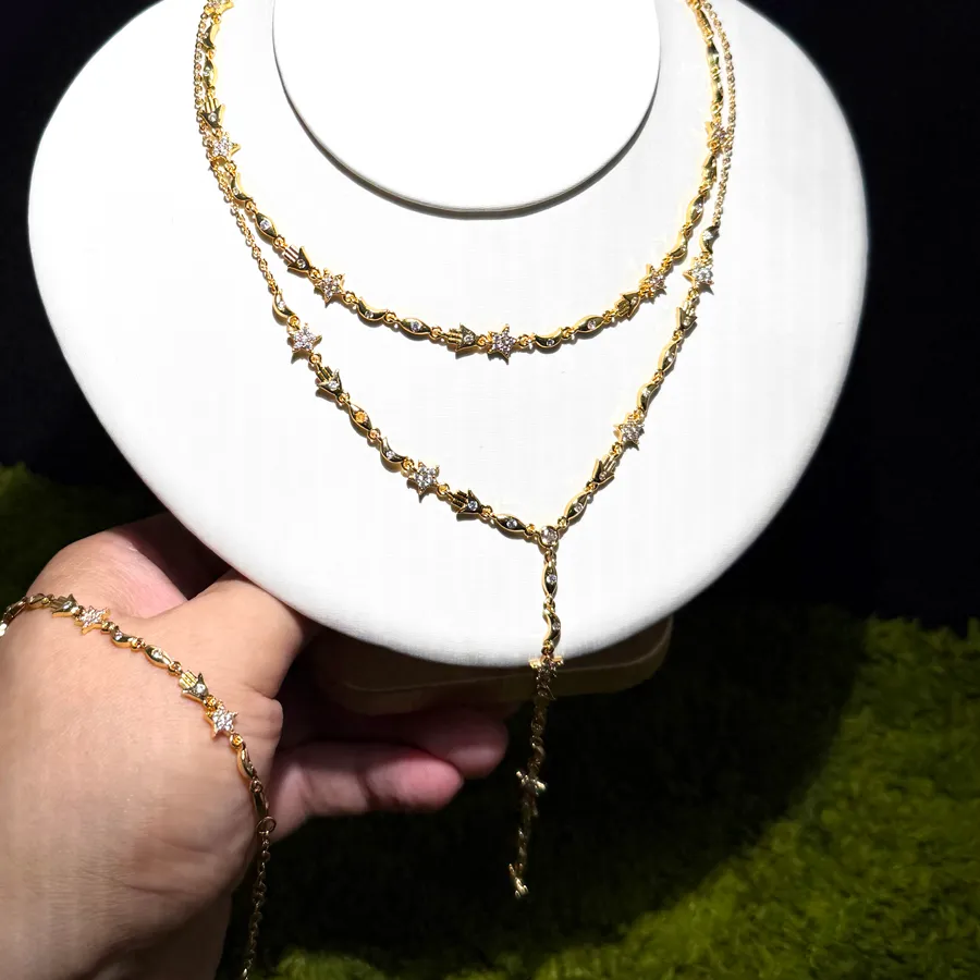 Authentic Celestial Guardian Luminous Star-Moon Eye Amulet Chain