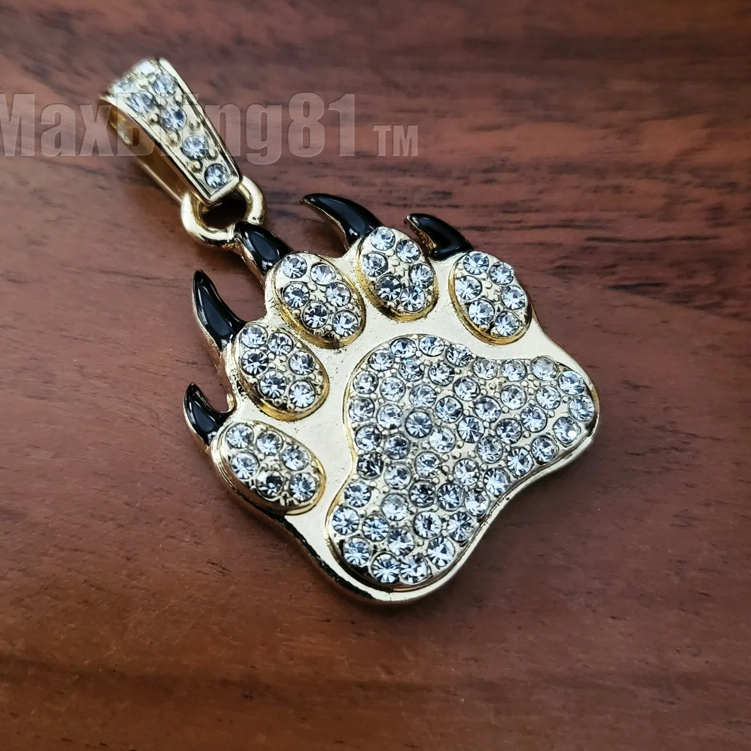 Authentic Grizzly Guardian's Paw Print: Empowering Protection and Courage