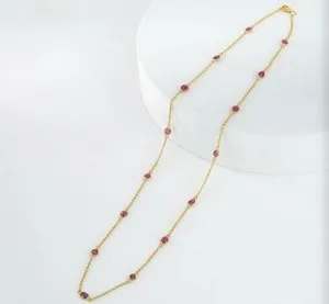 Authentic The Crimson Flame Bezel Talisman in 14k Solid Gold