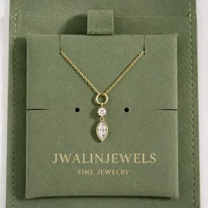 Authentic Moonlit Elegance: Sterling Silver Marquise Moissanite Pendant