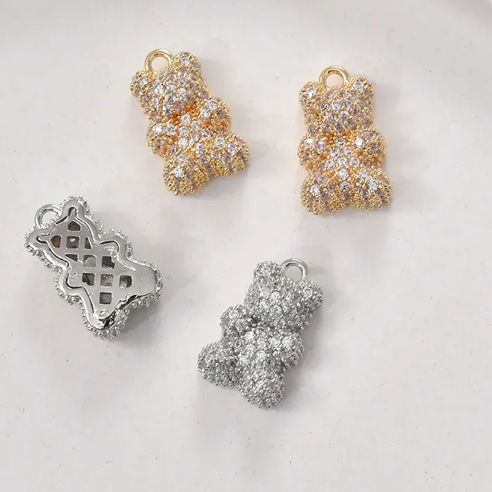 Authentic Mystical Guardians of Joy: Gold-Plated Gummy Bear Charms of Protection