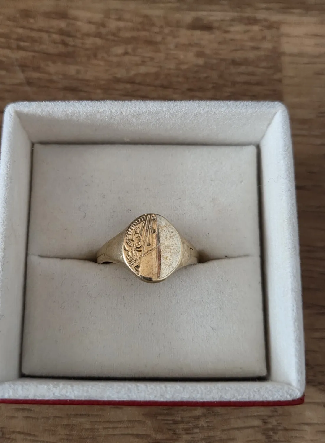 Authentic Seal of Divine Providence: Elegant Gold Plated Signet Ring