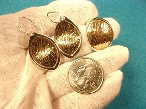 Authentic The Gilded Trinity: A Sacred Set of Sterling Resonance