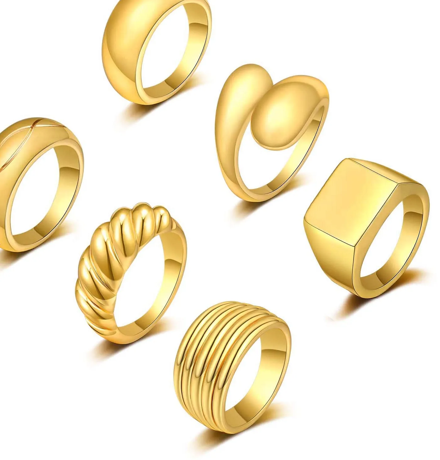 Authentic The Weaver's Covenant: A Hexad of Gilded Sacred Bands