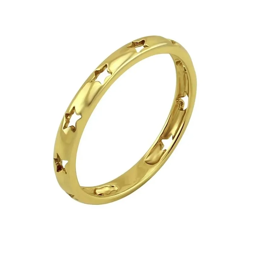 Authentic Celestial Alignment: Enchanted Gold Star Signet for Women
