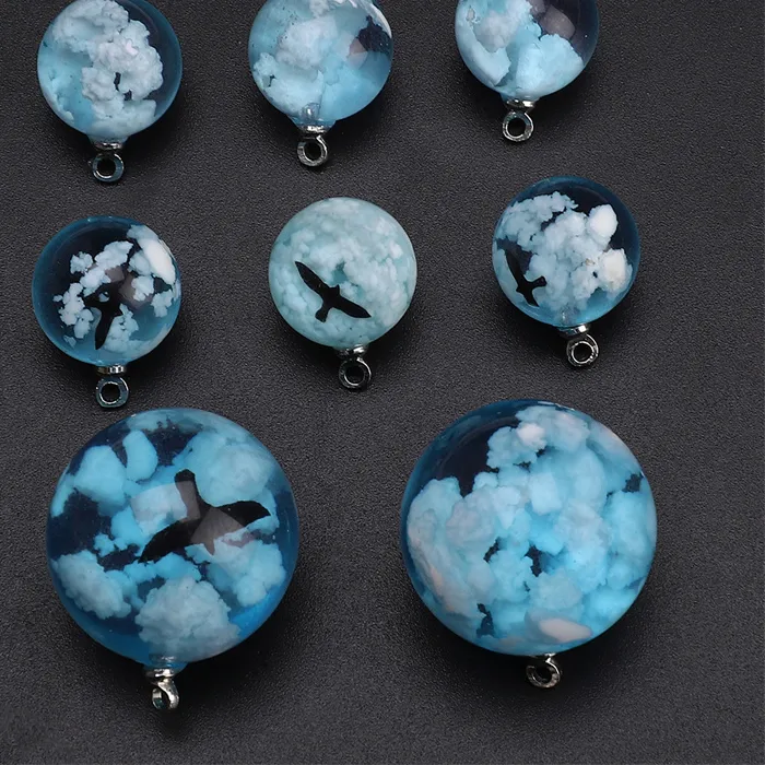 Authentic 1Pcs 15x18mm 18K Gold Bezel Dried Flower Pendant Suitable For DIY Bracelet Necklace And Jewelry Making Accessories.