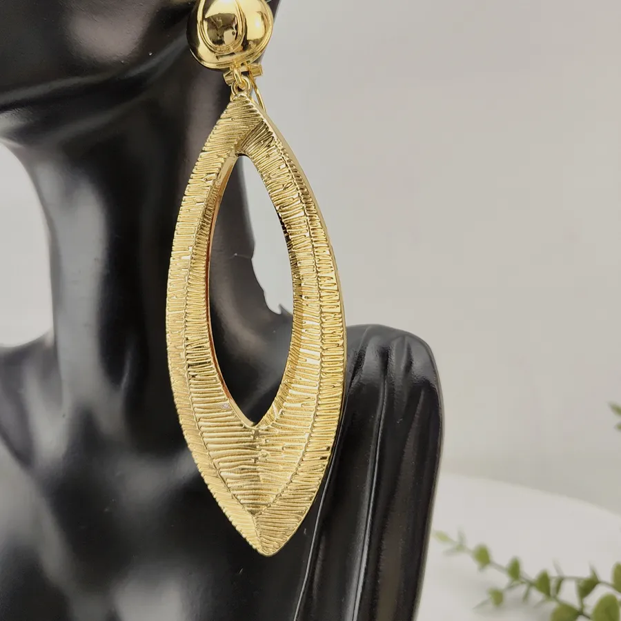 Authentic Celestial Radiance Golden Drop Earrings