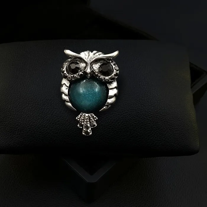 Authentic The Nocturnal Guardian: Vintage Owl Talisman of Wisdom