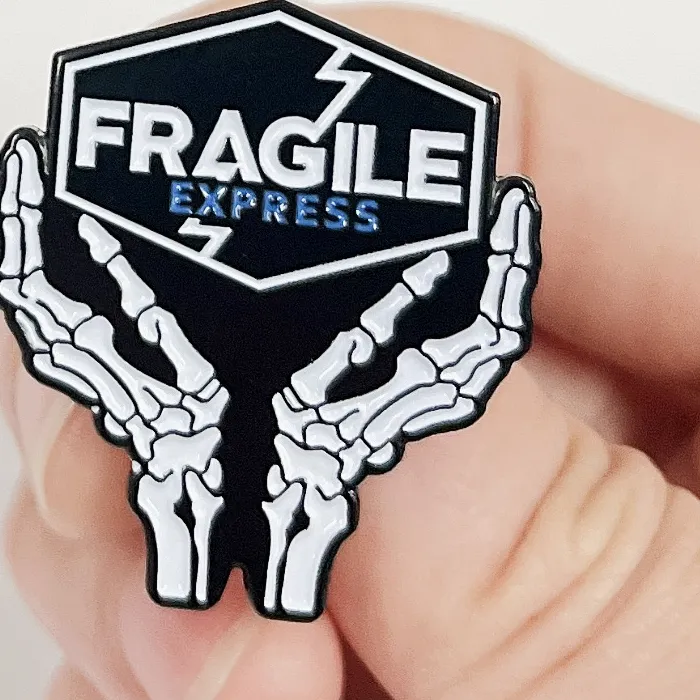 Authentic The Fragile Carrier Sigil: Enamel and Metal Talisman of the Threshold