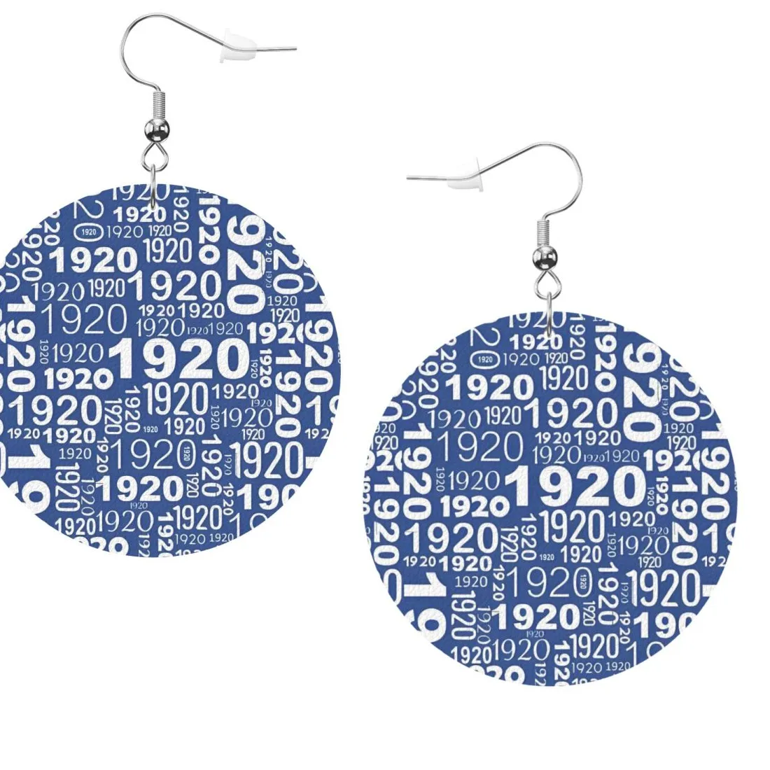 Custom Drop Dangle Earrings Zeta Phi Beta Zob Leather Teardrop Earrings Pvc Leather For Dainty Jewelry