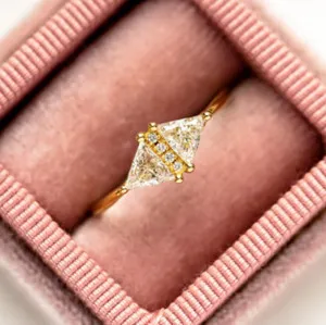 Authentic The Golden Halo of Eternal Union: 935 Argentium Silver and Cubic Zirconia Ring