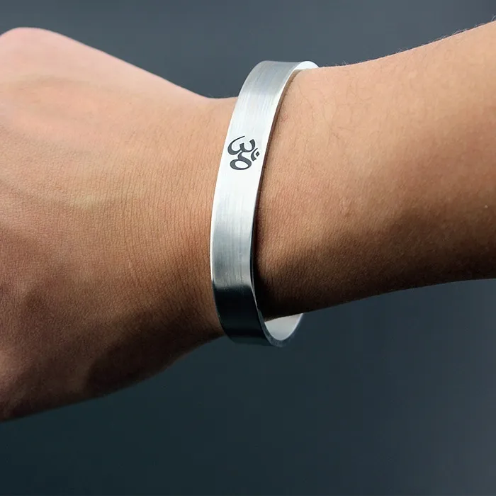 Authentic The Sacred Resonance Om Cuff: A Conduit for Universal Harmony