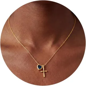 Authentic The Sacred Heart of Radiance: A Gilded Cross Talisman