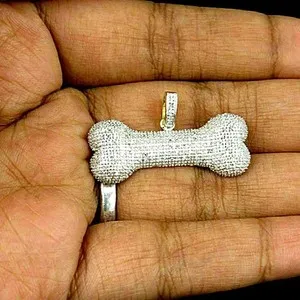 Authentic The Celestial Guardian: Radiant Moissanite Canine Totem