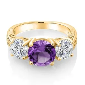 Authentic The Violet Flame Amethyst Sovereign Ring