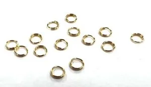 Authentic The Golden Continuity Bindings: Radiant 200X One and a Half Loop Sacred Split Rings
