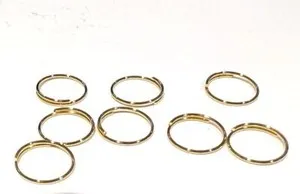 Authentic The Infinite Bind: Gold-Plated Sacred Loop Talismans