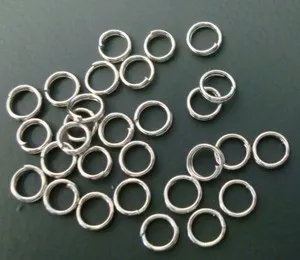 Authentic Radiant Connections: White Gold-Plated Sacred Split Rings