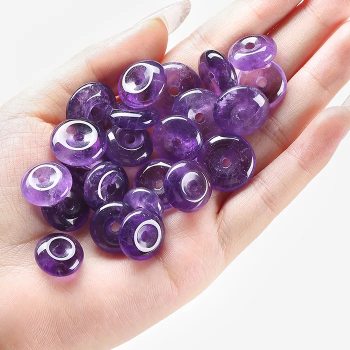 Authentic The Celestial Violet Anchor: Natural Amethyst Protective Safety Buckle