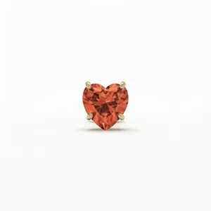 Authentic Celestial Heart Birthstone Labret: A Conduit of Radiance