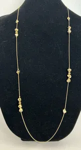 Authentic The Golden Constellation Puffy Bead Necklace
