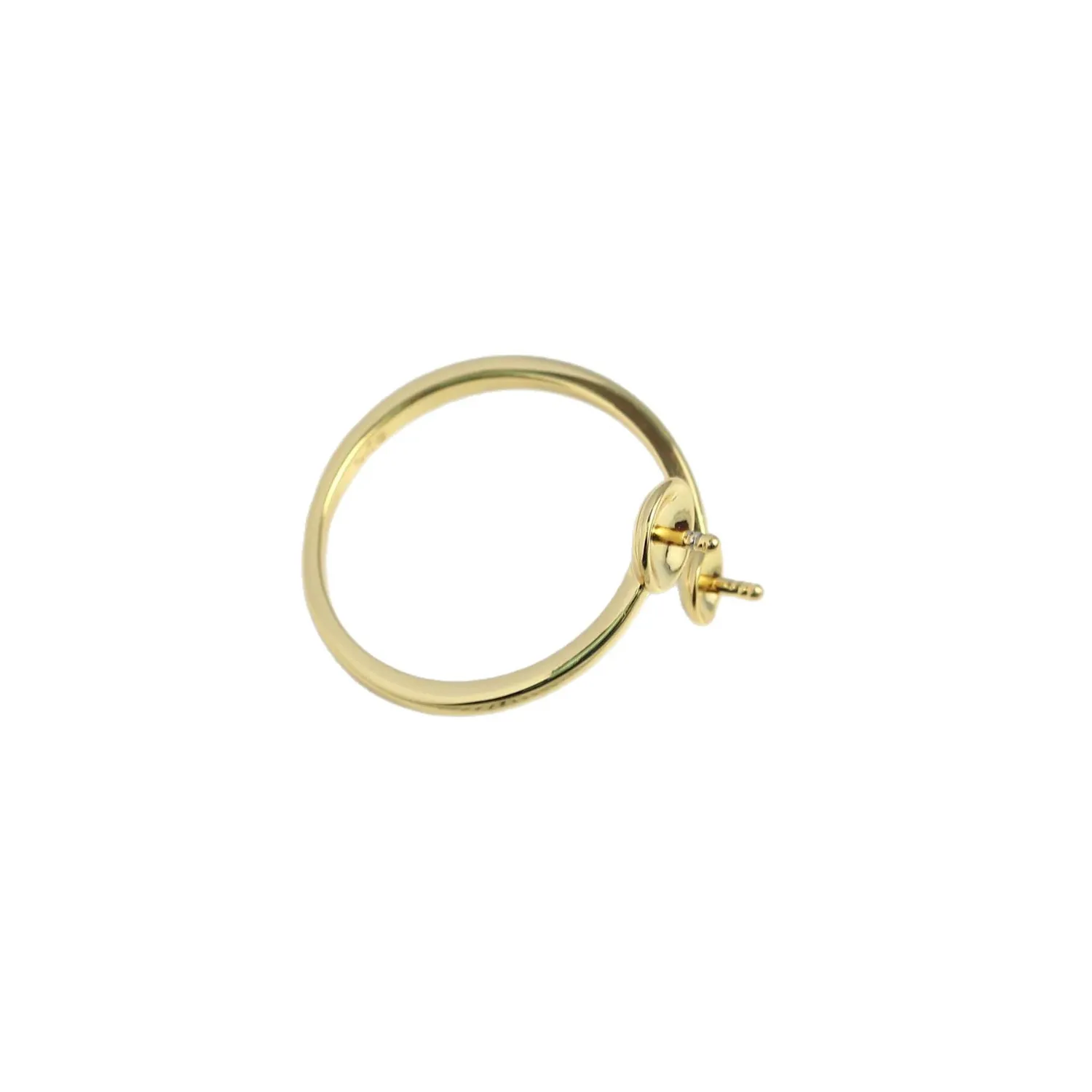 Authentic The Infinite Loop Golden Vessel Ring Blank