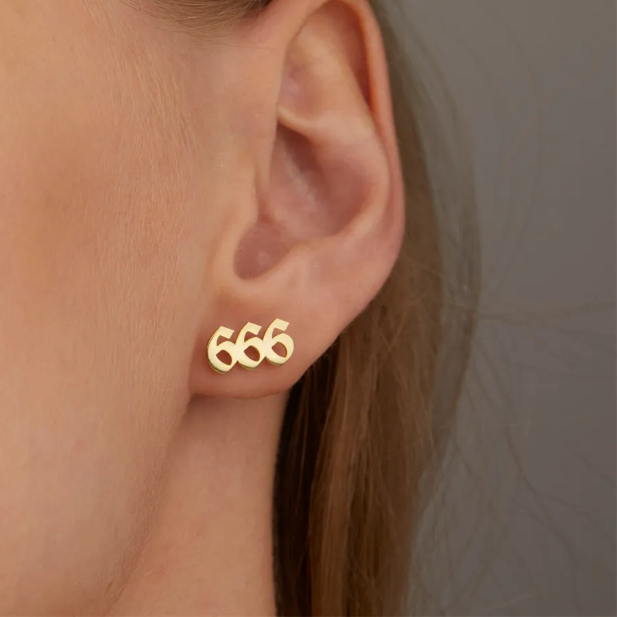 Authentic Celestial Numerology: Sacred Angel Number Studs