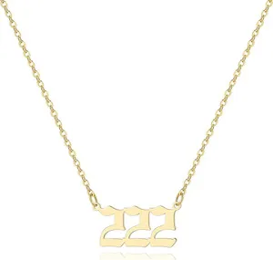 Authentic Celestial Synchronicity Sacred Number Gold Talisman