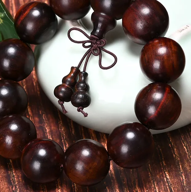 Authentic Sacred Grove Red Rosewood Meditation Mala