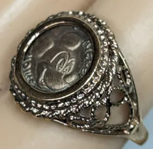 Authentic The Golden Epoch Mickey Ring - Size 7.25