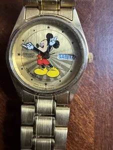Authentic The Chronicles of Timeless Magic Gold-Plated Mickey Watch