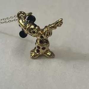 Authentic The Sorcerer's Apprentice Gold-Plated Silver Talisman of Imagination