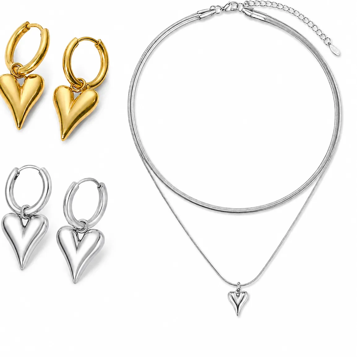 Authentic Gilded Heart Hoops Talismans Of Radiant Affection