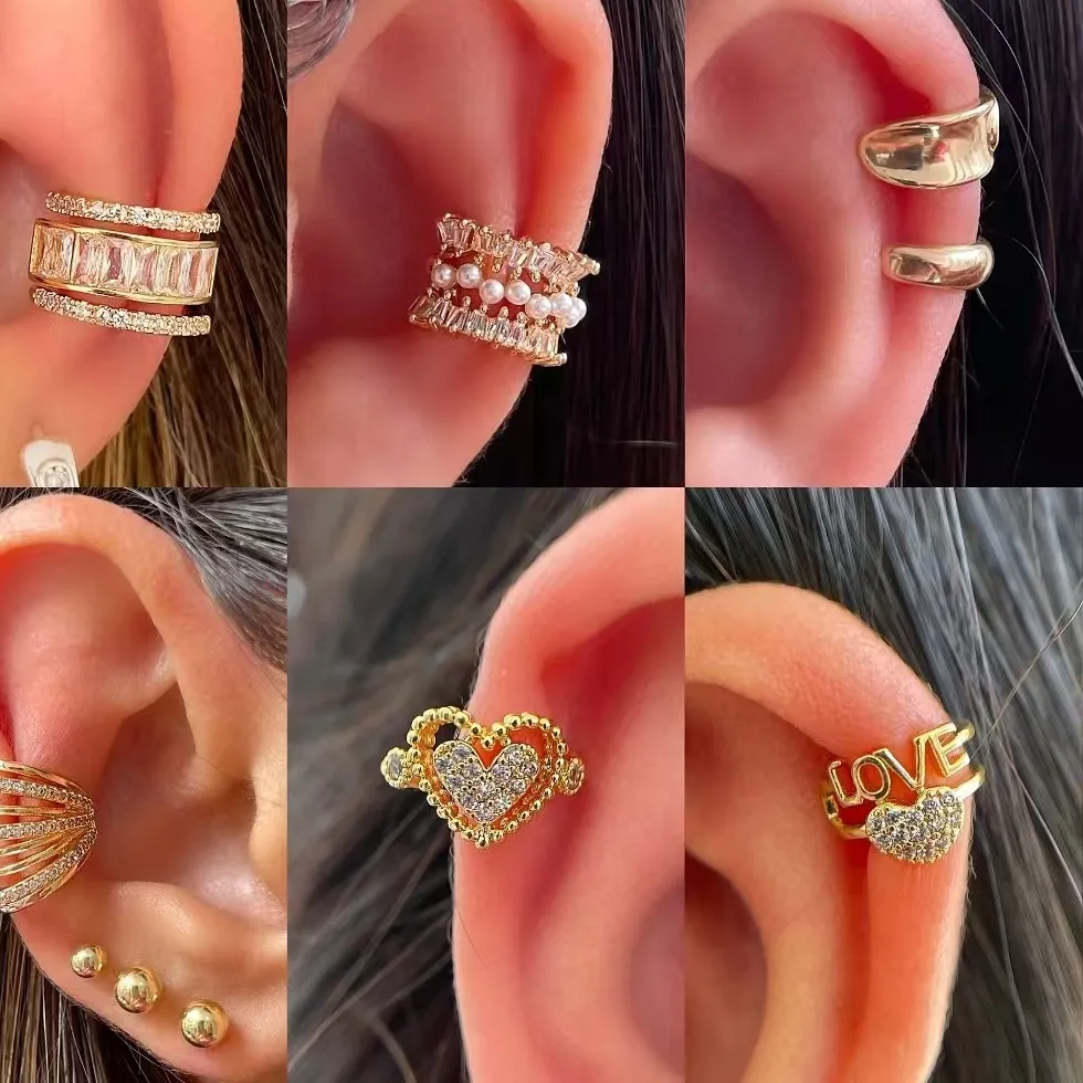 Authentic Celestial Starlight Cuffs: The Ethereal Radiance Ear Adornment