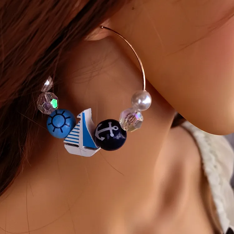 Authentic The Mariner's Circle: Vintage Wood and Anchor Hoops