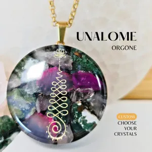 Authentic The Path To Enlightenment Unalome Orgone Crystal Generator