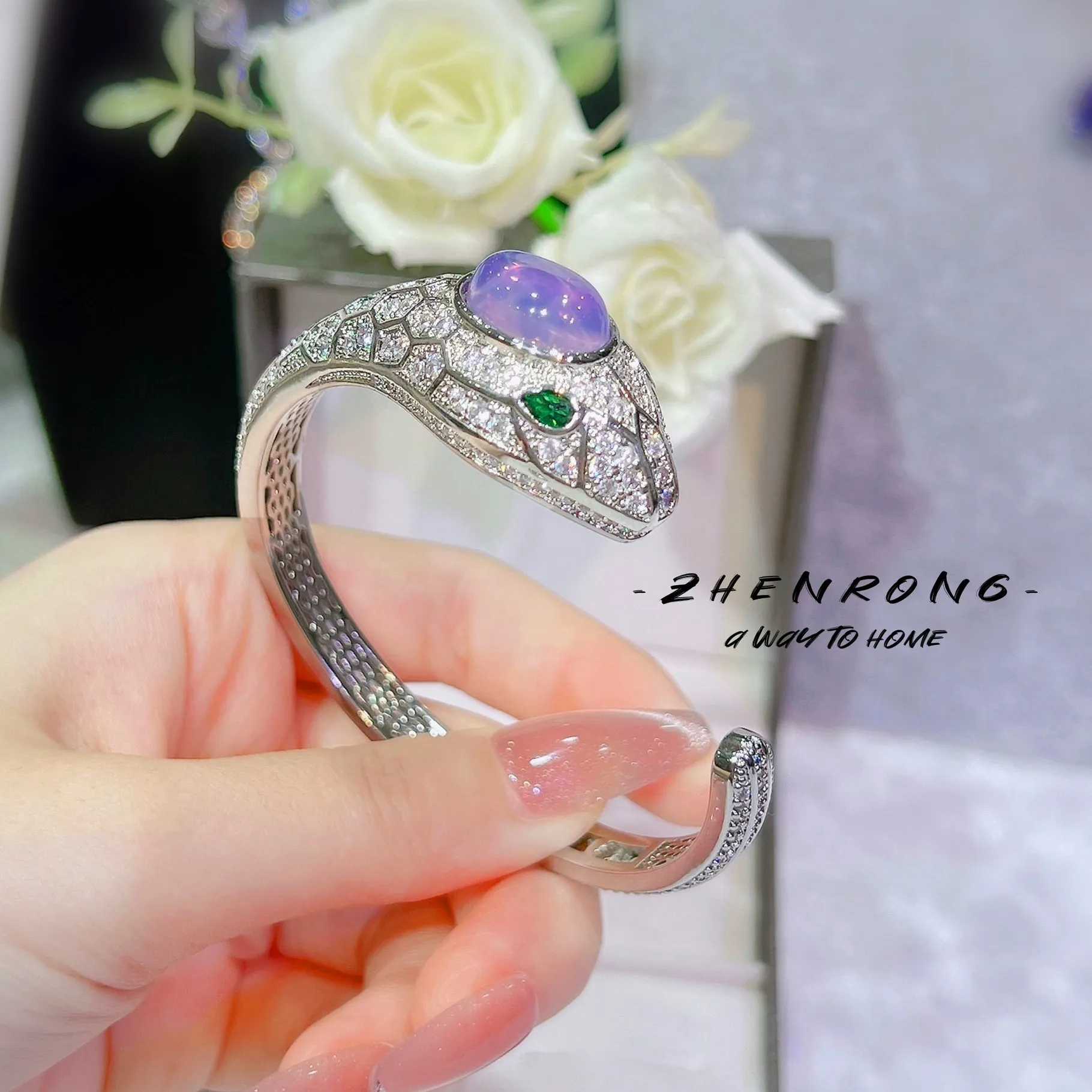 Authentic Celestial Violet Constellation Adornment Suite