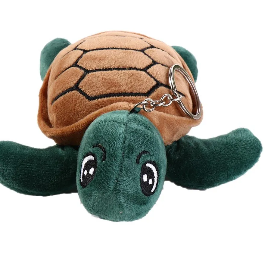 Authentic Chain Bag Ornaments Bag Decor Key Ring Tortoise Pendant Cute Turtle Keychain Turtle Keyring Tortoise