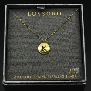 Authentic The Golden Sigil of K - 18k Gold Plated Sterling Silver Talisman