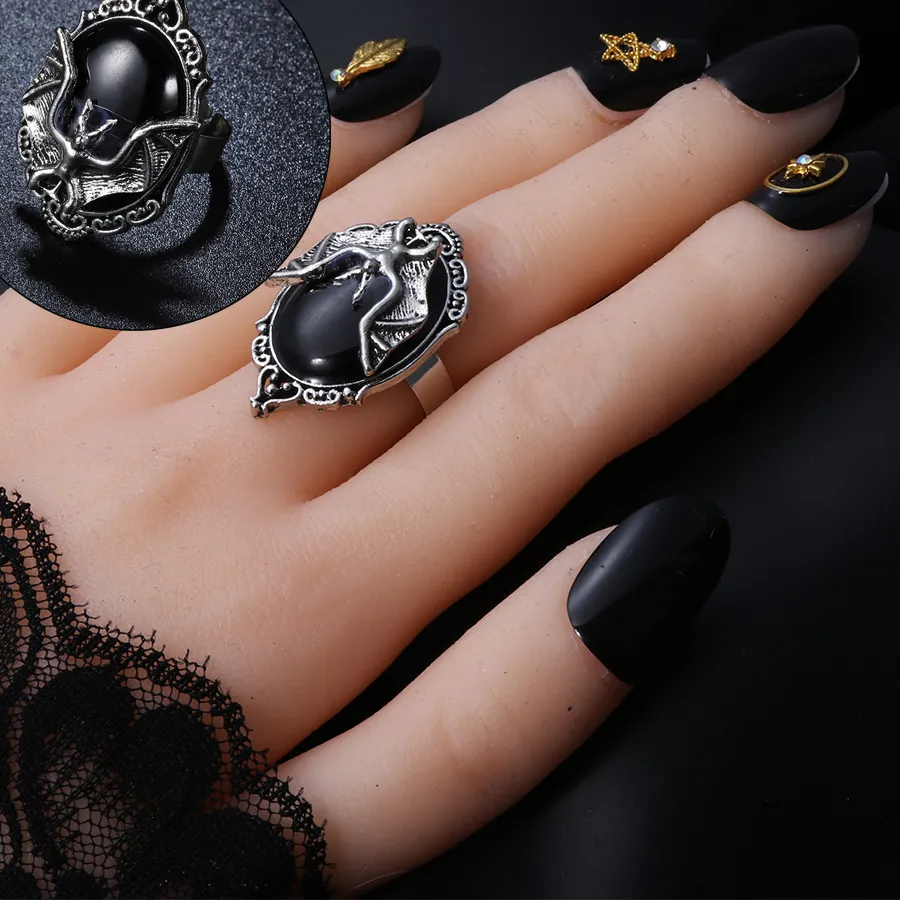 Authentic The Nocturnal Guardian: Obsidian Bat Cameo Talisman
