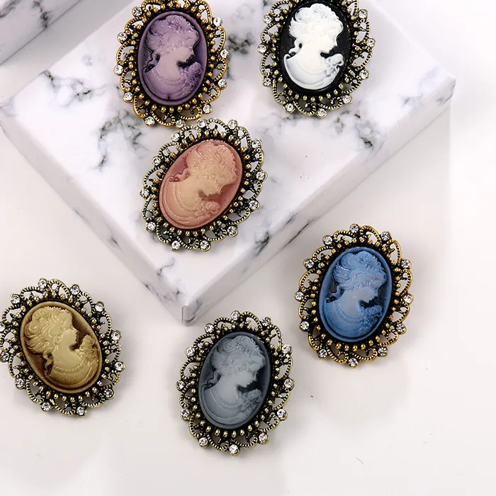 Authentic Guardian of the Night: Majestic Cameo Brooch