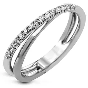 Authentic Eternal Infinity Gold‑Plated Silver Ring – Size 6‑10