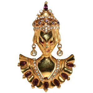 Authentic The Sovereign Lotus: Vintage Reinad Asian Princess Fur Clip