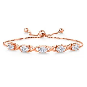 Authentic The Eternal Embrace Infinity Bolo Bracelet in 18K Rose Gold
