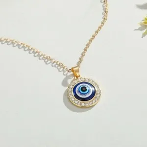 Authentic The Aureate Aegis: Hamsa and Sacred Eye Protection Pendant