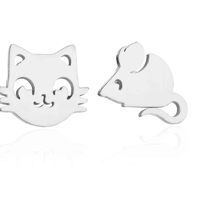 Authentic Whispers of Whimsy: Cat and Mouse Harmony in Balance