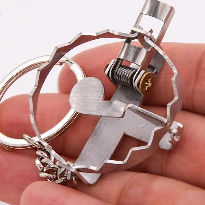 Authentic The Guardian of Boundaries: A Symbolic Steel Talisman
